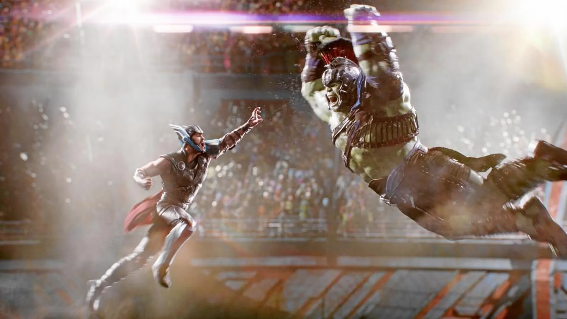 Thor y Hulk medirán sus fuerzas en un tremendo combate