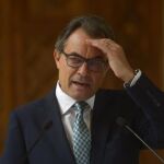 El líder de CDC Artur Mas