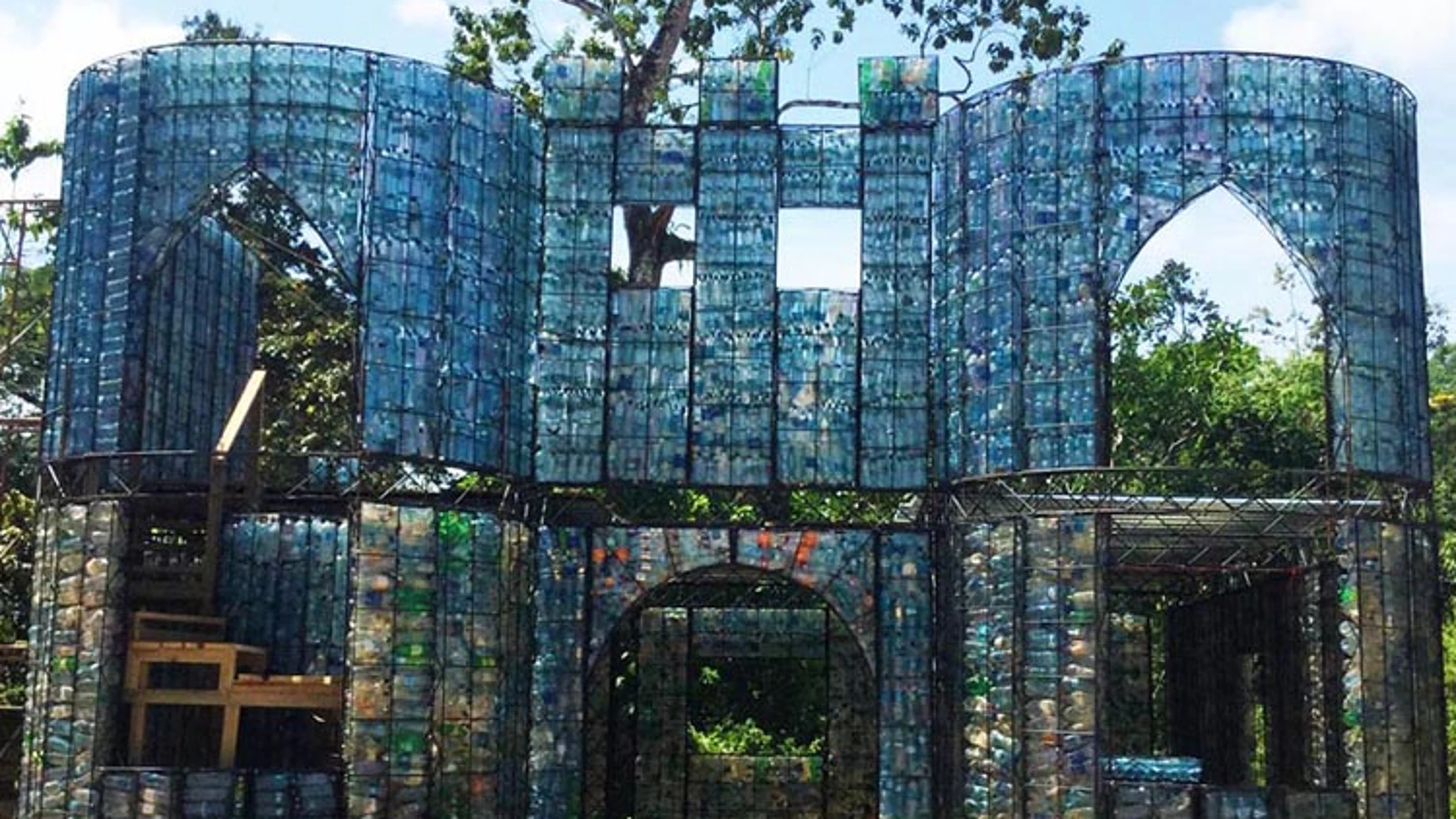 Plastic Bottle Village