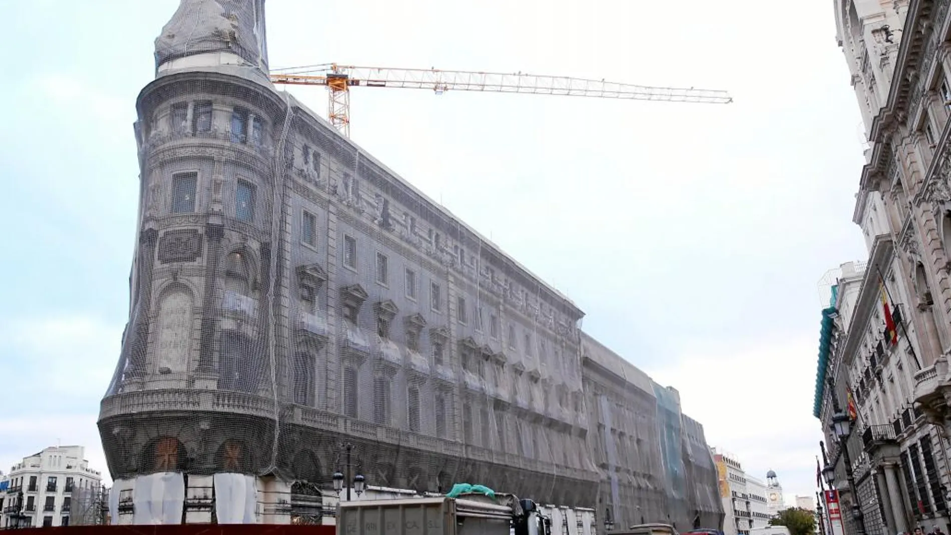 Las obras de Canalejas estuvieron paralizadas durante un mes