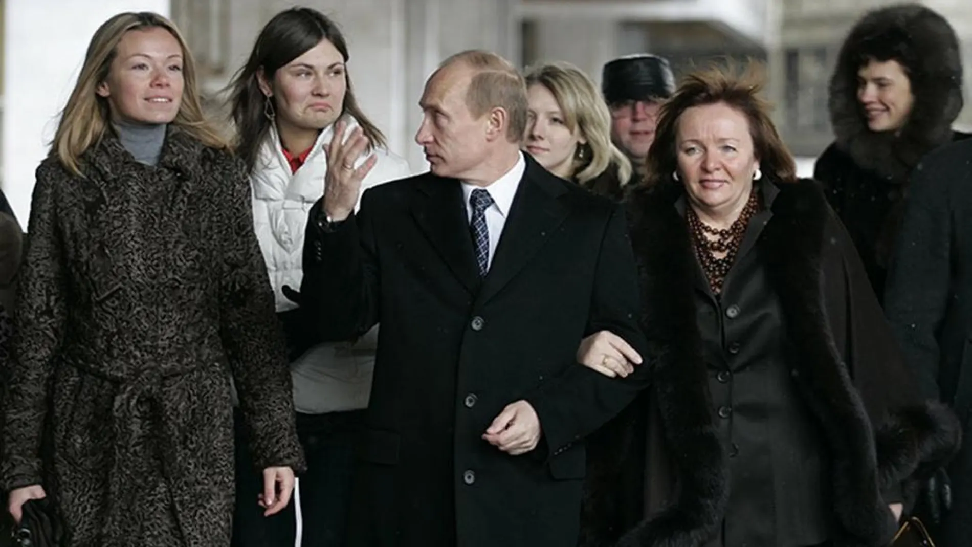 Putin con su familia en una imagen de archivo