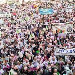 Manifestación que se celebró la semana pasada en Alicante contra la eliminación de unidades en la concertada