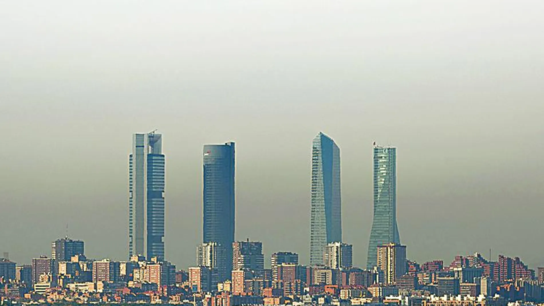 La ciudad de Madrid sufre altos niveles de contaminación