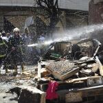 Imágen de archivo de un atentado en Damasco