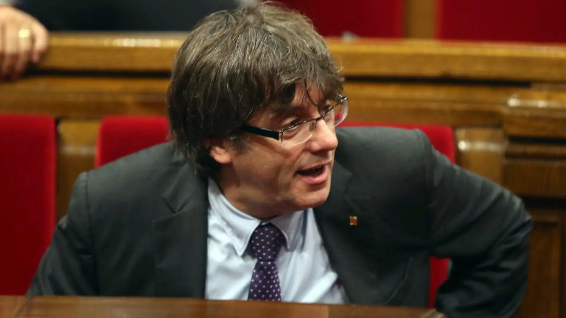 El presidente de la Generalitat, Carles Puigdemont