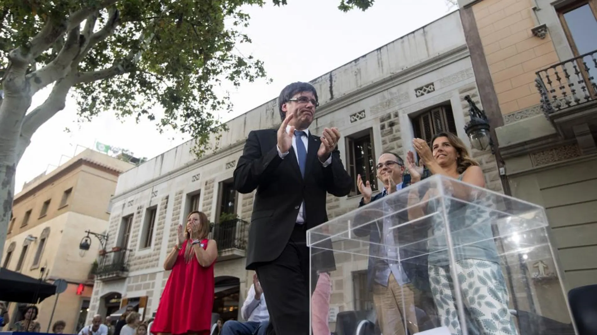 El presidente catalán, Carles Puigdemont