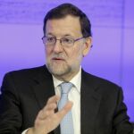 El jefe del Gobierno y líder del PP, Mariano Rajoy