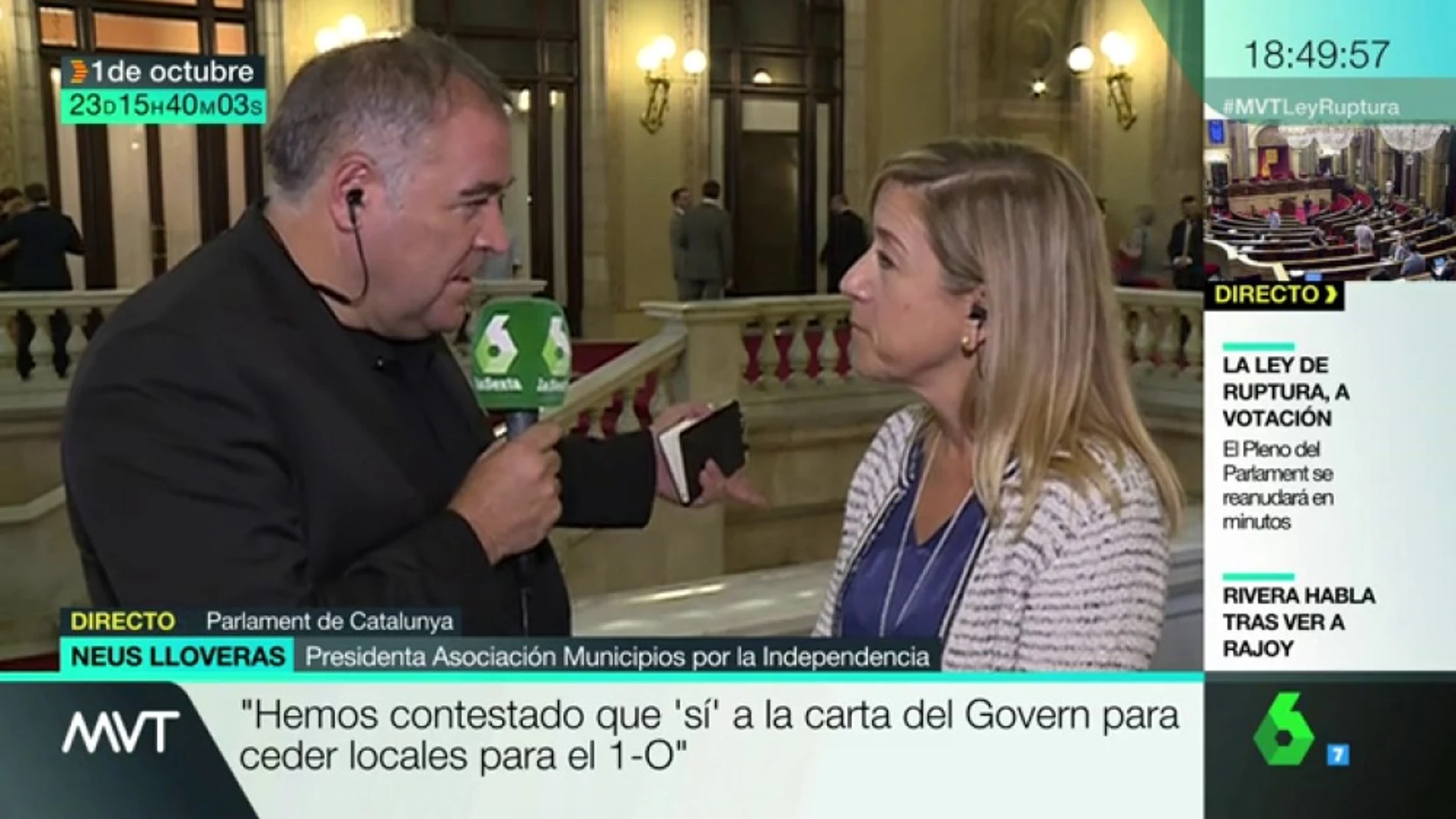 La audiencia se informó sobre Cataluña con ‘Al Rojo Vivo’ y ‘Más vale tarde’, líderes con su cobertura y por delante de TV3