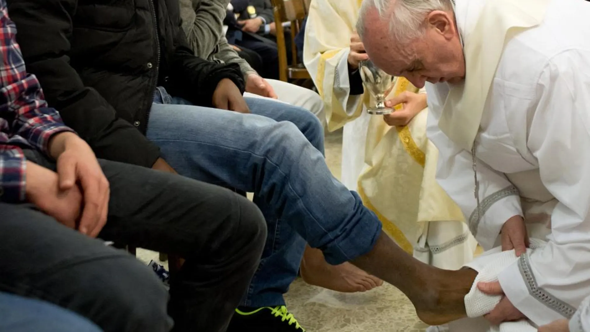 Francisco: «Para mí lavar los pies es una necesidad»