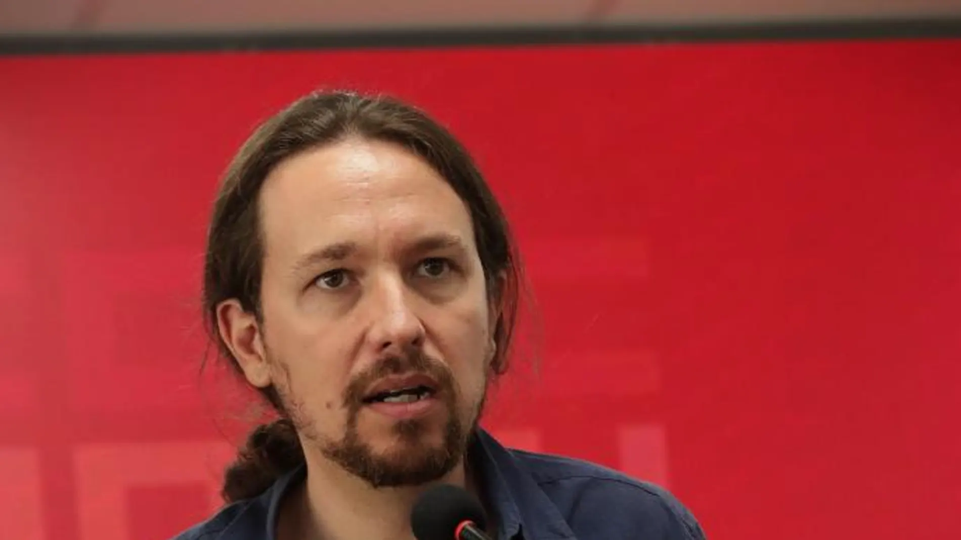 El secretario general de Podemos, Pablo Iglesias