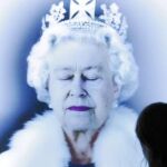 Fotografía tomada por Chris Levine que forma parte de la exposición «La Reina: Arte e Imagen».