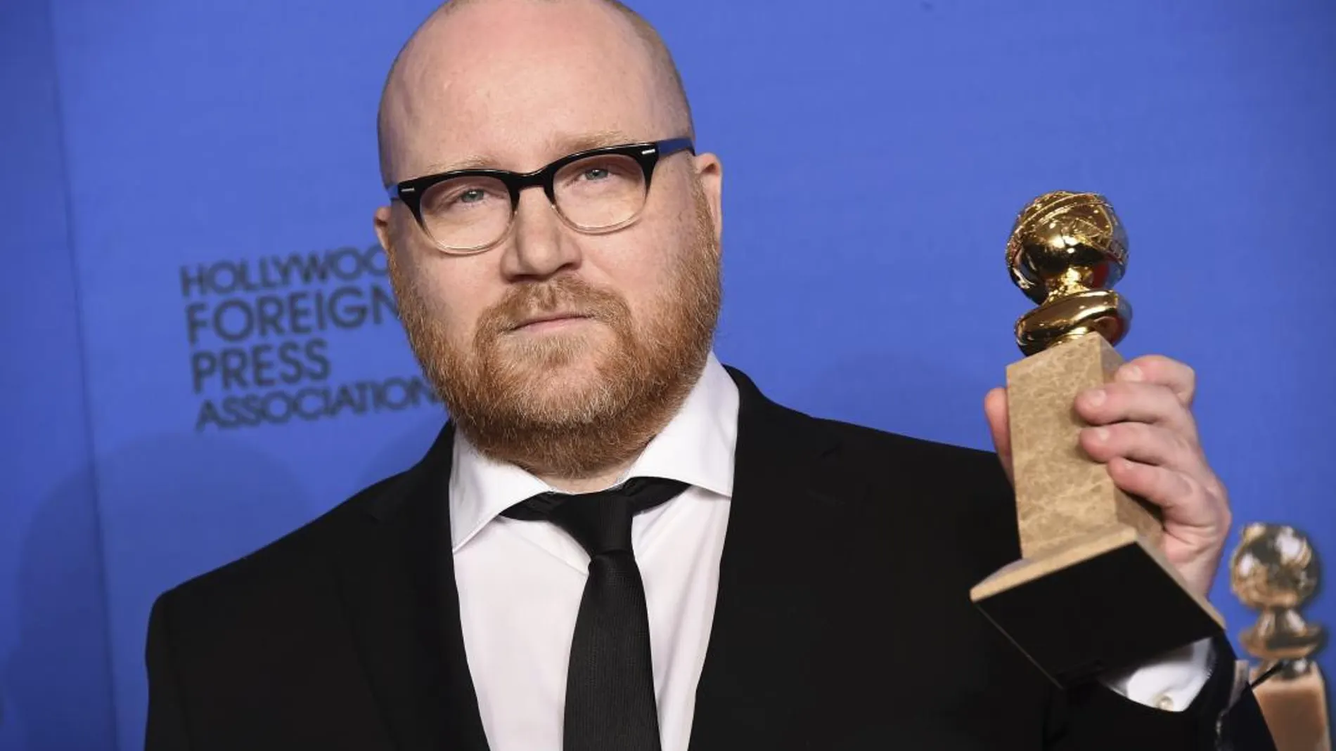 Johann Johannsson con el Globo de Oro/Reuters