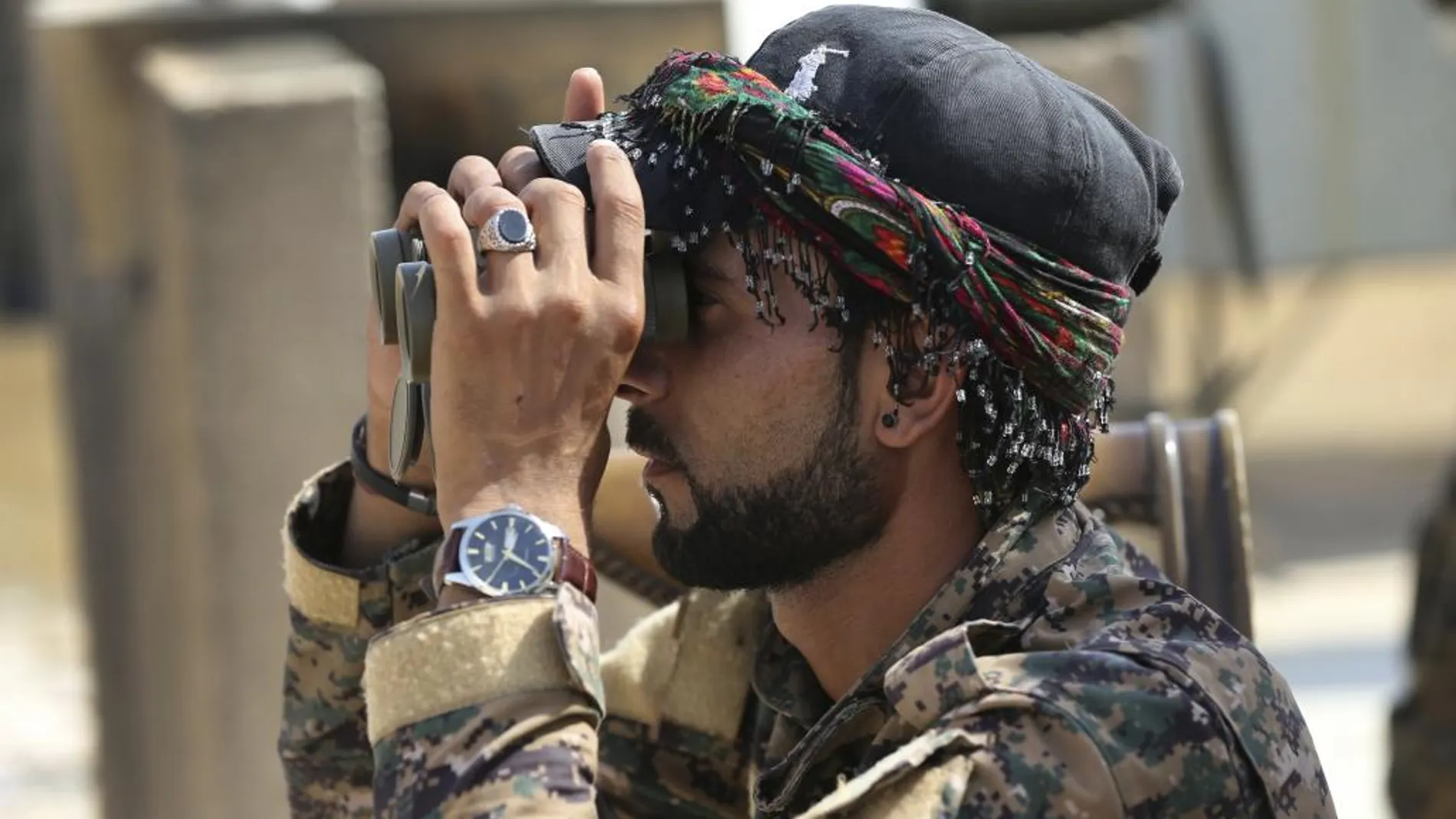 Imagen de archivo de un soldado sirio