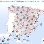 España en alerta por lluvia y viento,en especial el este peninsular