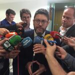 El portavoz de Ciudadanos en la Asamblea, Miguel Sánchez, admitió el «error» cometido con las facturas