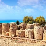 Visitar las ruinas del templo de Afrodita, en Pafos (Chipre)