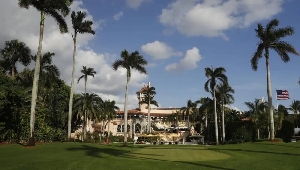 Mar-a-Lago, el club privado que el presidente estadounidense, Donald Trump, tiene en Florida