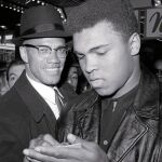 Ali, junto al líder Malcolm X, en Nueva York en 1964