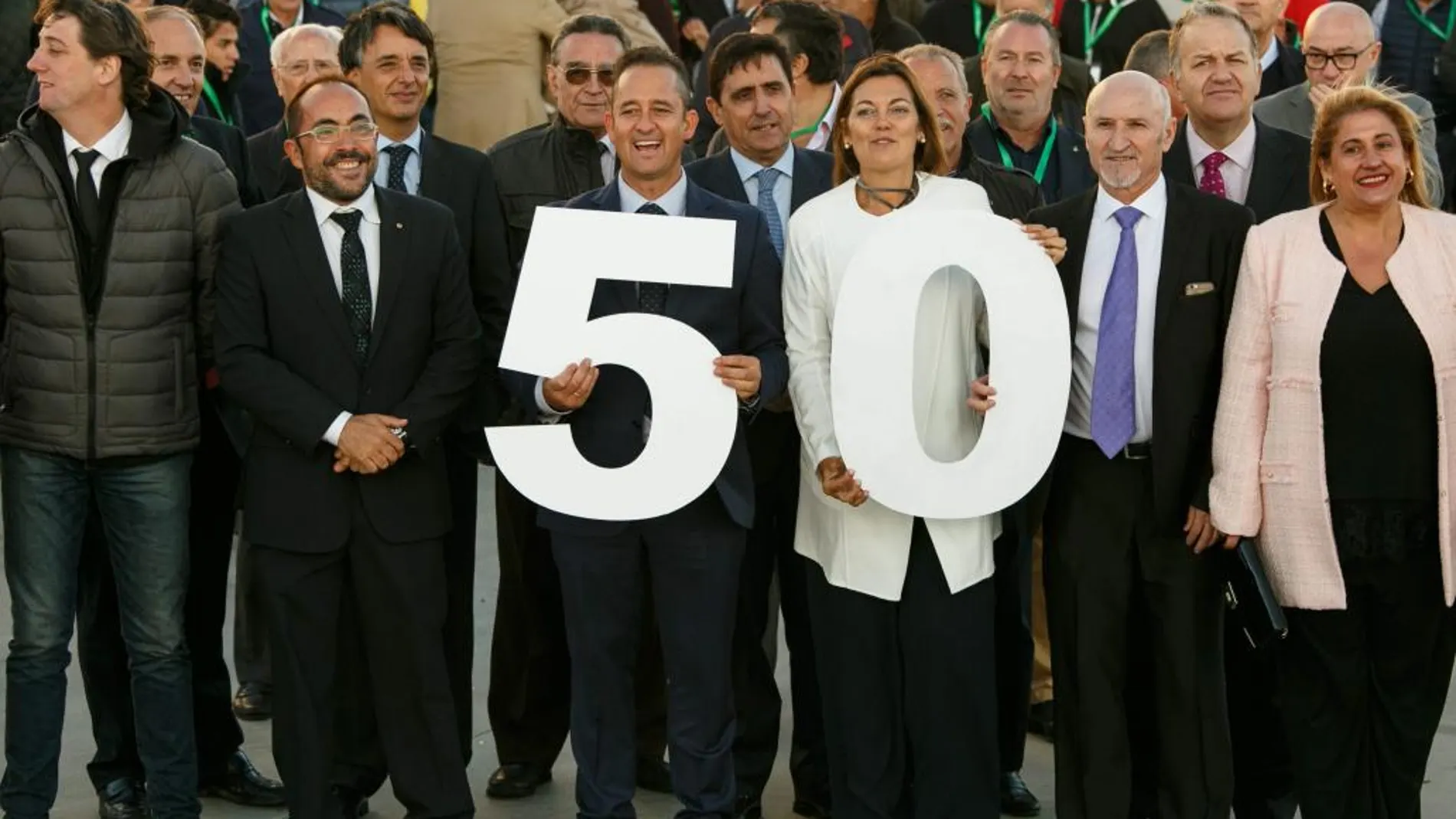 La consejera Milagros Marcos asiste al acto del 50 aniversario de Copiso