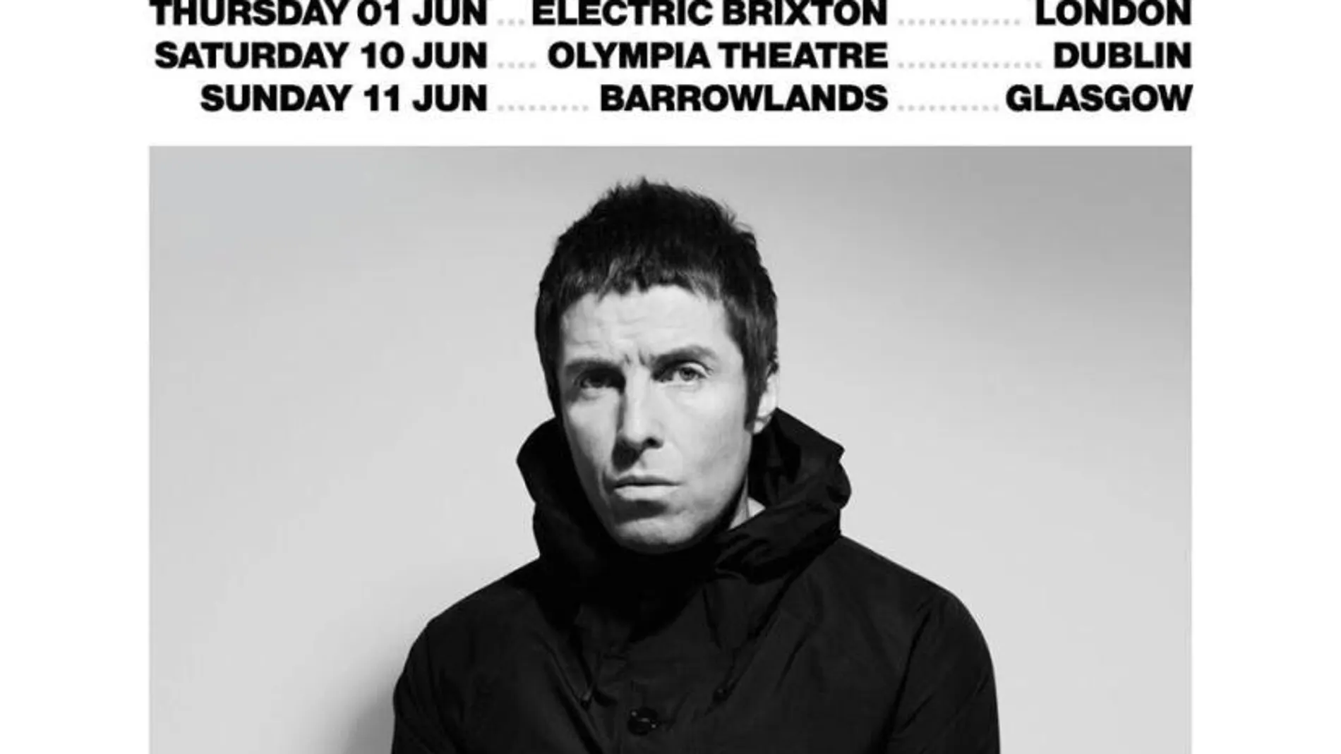Liam Gallagher dará un concierto benéfico en Manchester para las víctimas