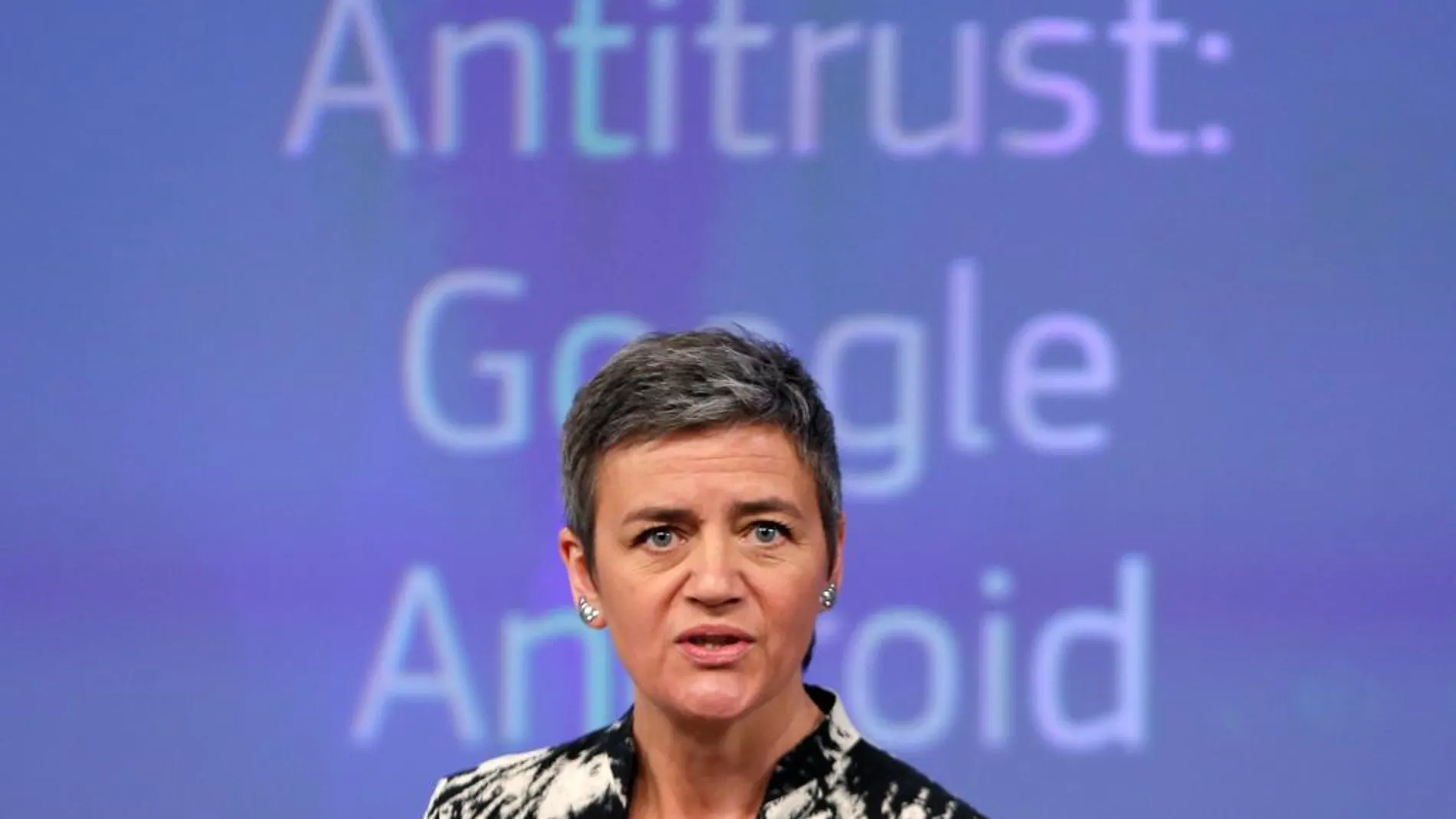 La comisaria europea de Competencia, Margrethe Vestager