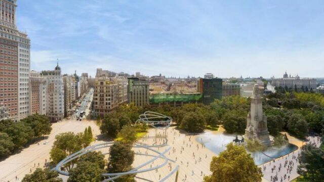 Así podría quedar la Plaza de España, según el proyecto ganador