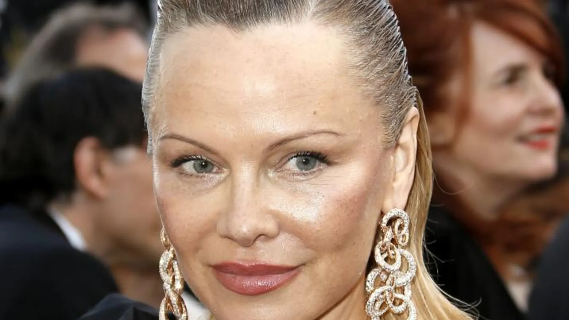 La actriz Pamela Anderson en el Festival de Cannes
