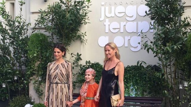 Fiona Ferrer y la actriz Macarena Gómez