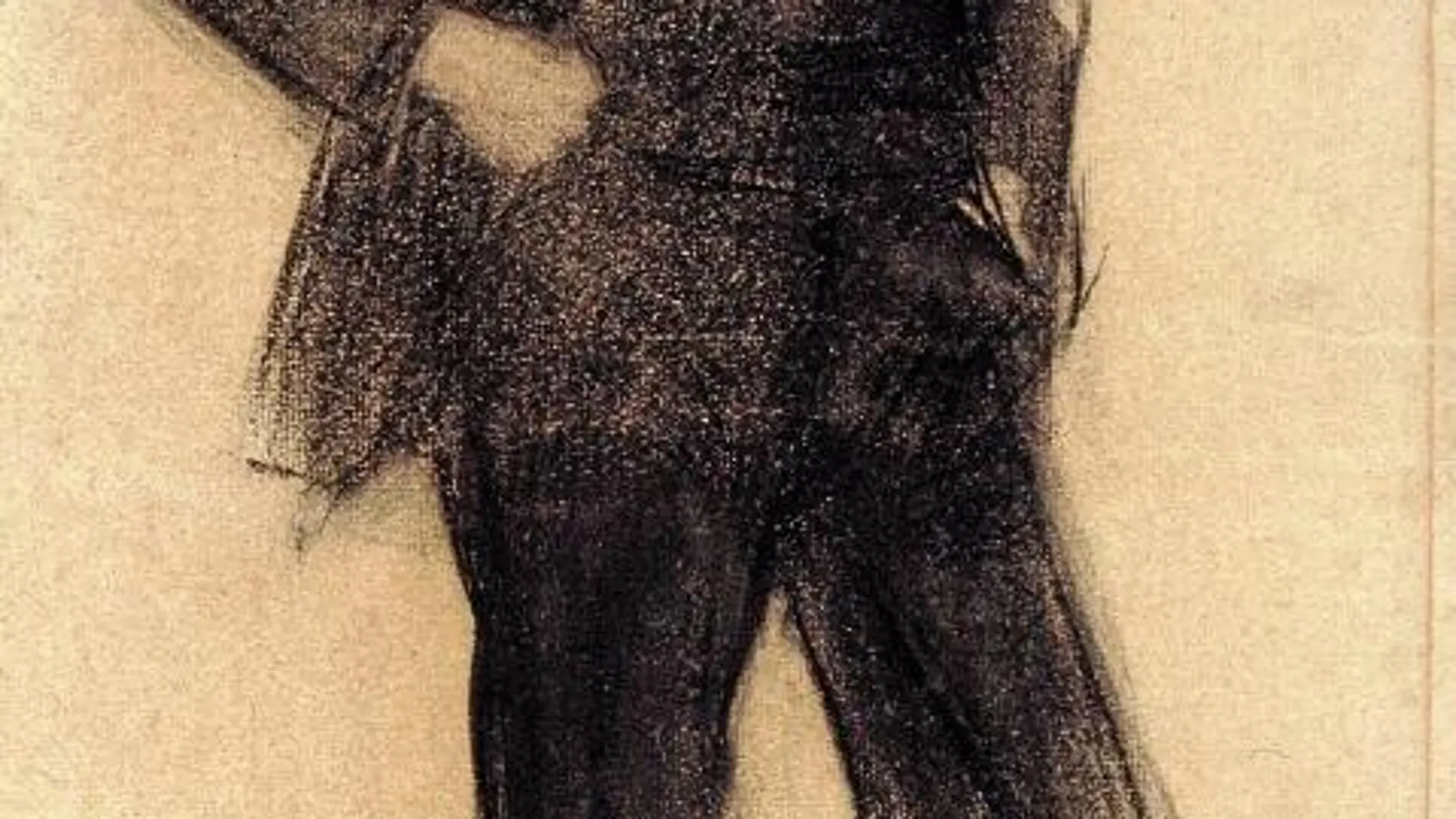 El célebre retrato del compositor por Ramon Casas