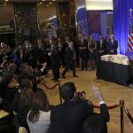 Primera rueda de Prensa de Trump como presidente electo