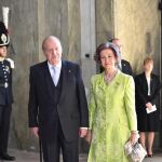 Don Juan Carlos y Doña Sofía, en el Palacio Real de Estocolmo