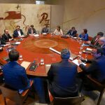 Carles Puigdemont reunió ayer a su gabinete por última vez antes del 155
