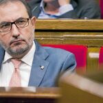 Ramón Espadaler, el candidato de Unió a la presidencia de la Generalitat, declaró ayer en la Audiencia Nacional