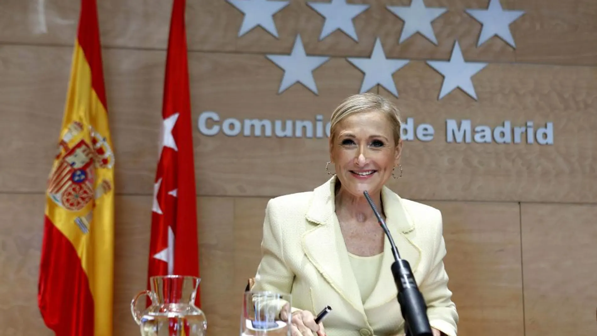 La presidenta de la Comunidad de Madrid, Cristina Cifuentes