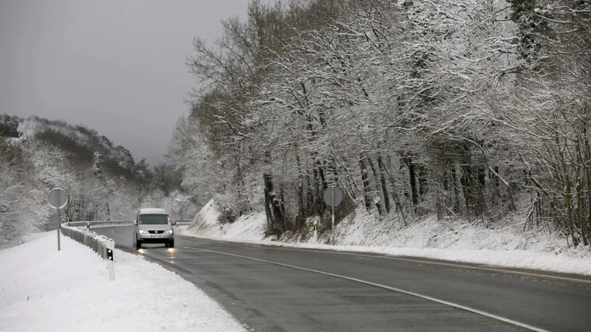 Alerta por nevadas en cotas bajas de la mitad norte y este peninsular