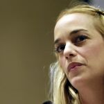 Lilian Tintori, esposa del opositor venezolano Leopoldo López.