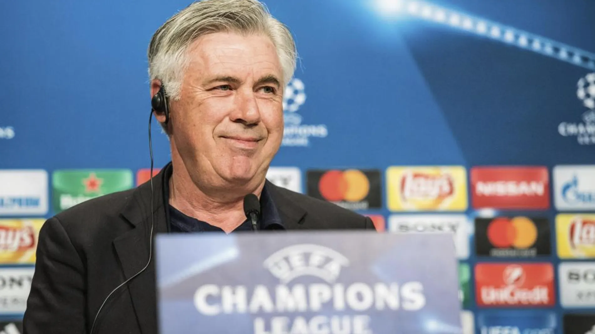 El entrenador italiano del Bayern de Múnich, Carlo Ancelotti