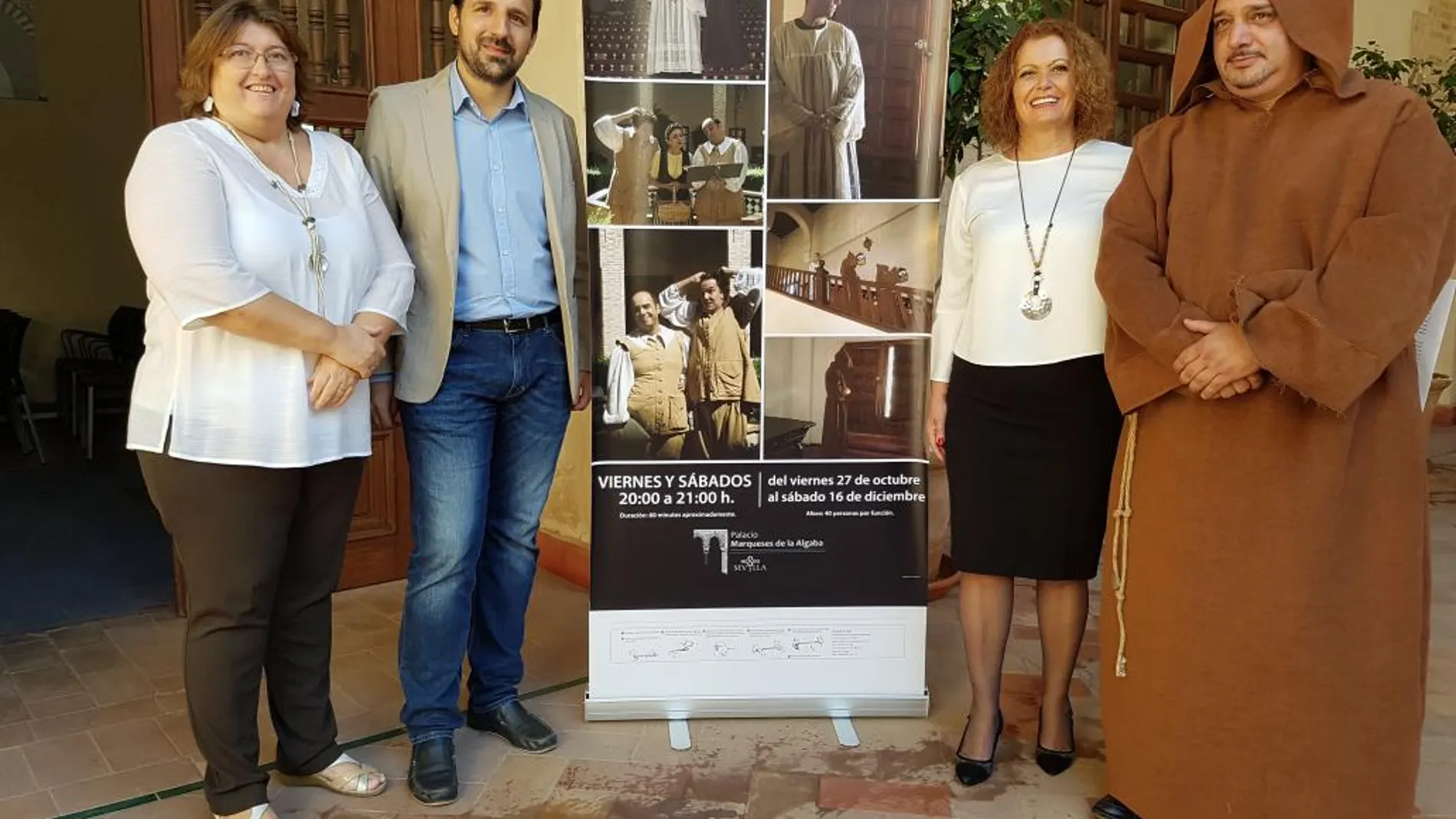 Las visitas teatralizadas al Palacio Marqueses de la Algaba arrancan el fin de semana