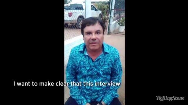 Imagen del vídeo de la entrevista de Sean Penn a «El Chapo Guzman»