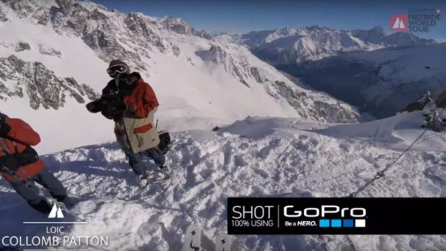 Visión GoPro del vencedor Loïc Collomb-Patton - Chamonix-Mont-Blanc - Swatch Freeride World Tour 2016