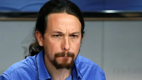 El dirigente de Podemos, Pablo Iglesias