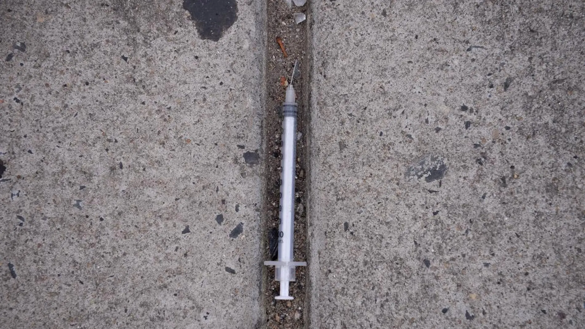 Una jeringuilla utilizada para suministrarse heroína, en una imagen tomada el pasado mes de octubre en Estados Unidos