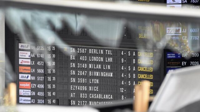 El aeropuerto de Bruselas el día del atentado