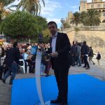 Miquel Vidal, durante un acto del PP en Palma de Mallorca