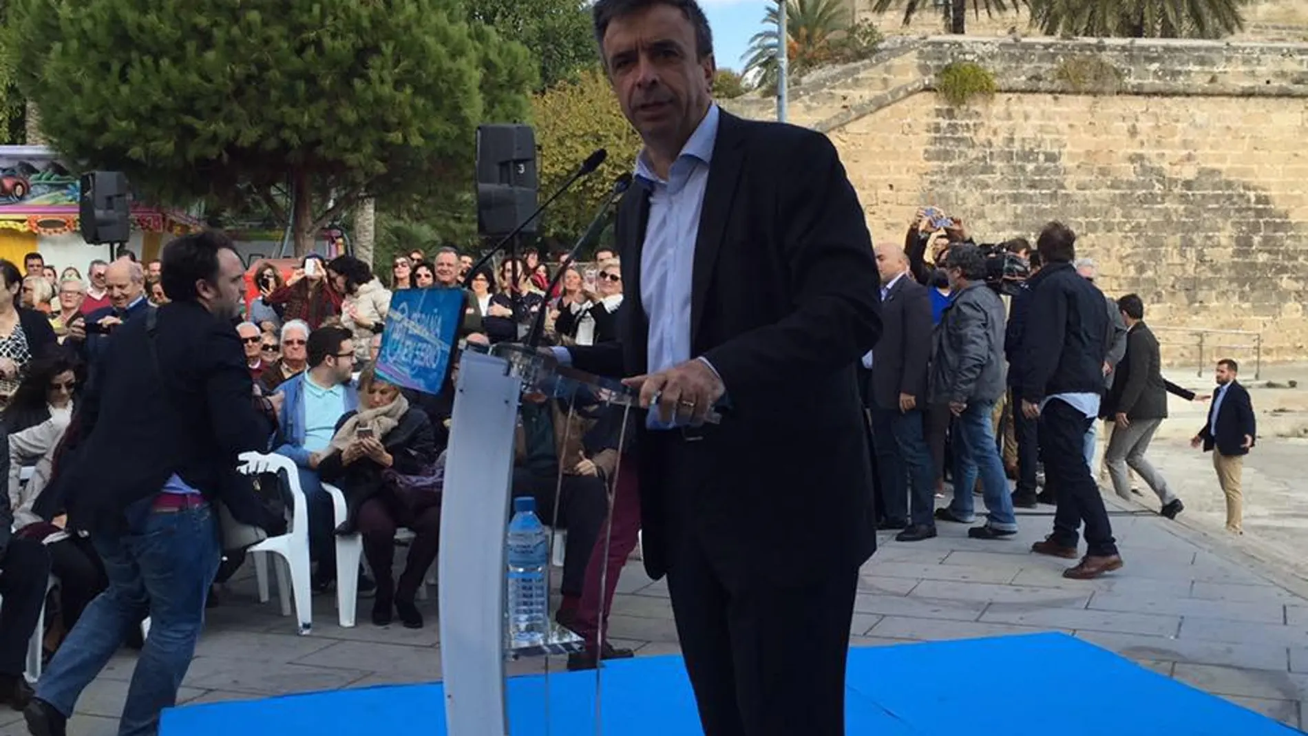 Miquel Vidal, durante un acto del PP en Palma de Mallorca
