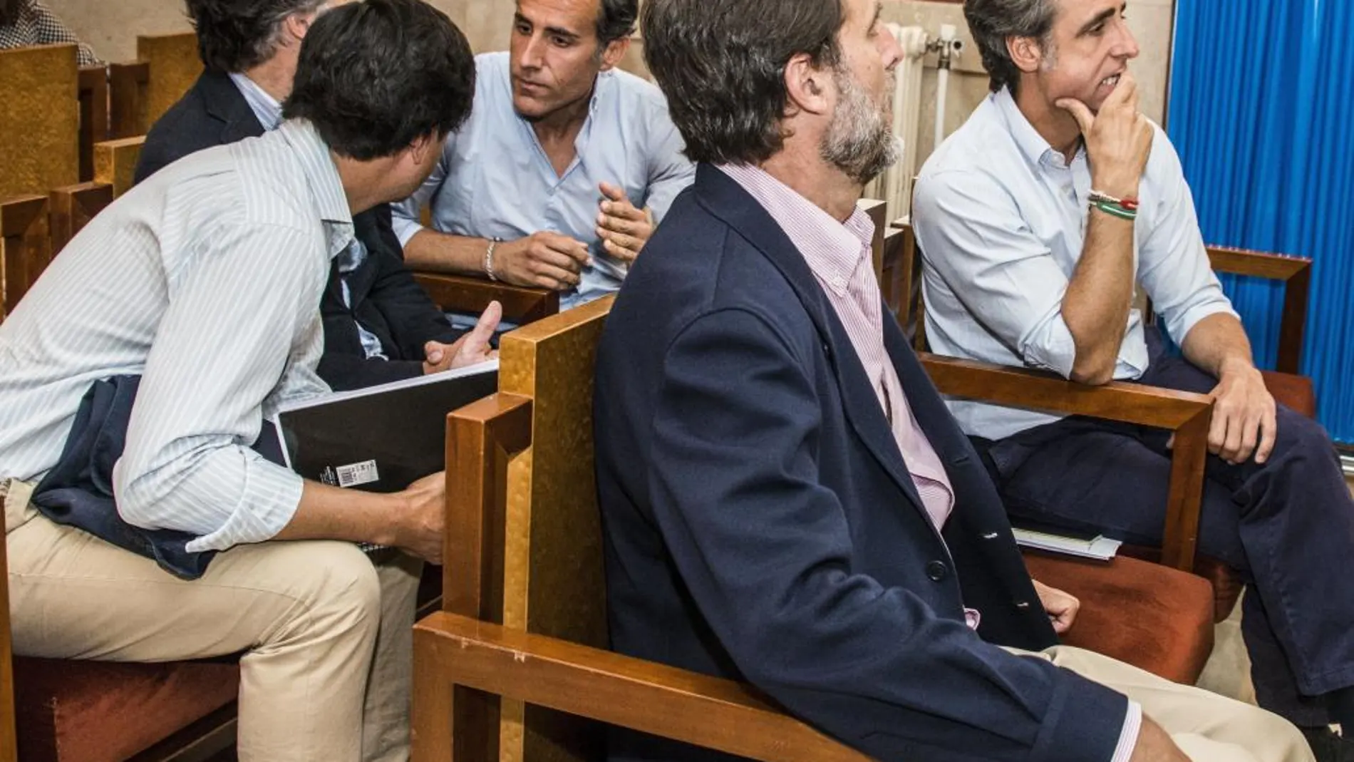 Momento del juicio en la Audiencia de Palma a los seis hermanos Ruiz-Mateos