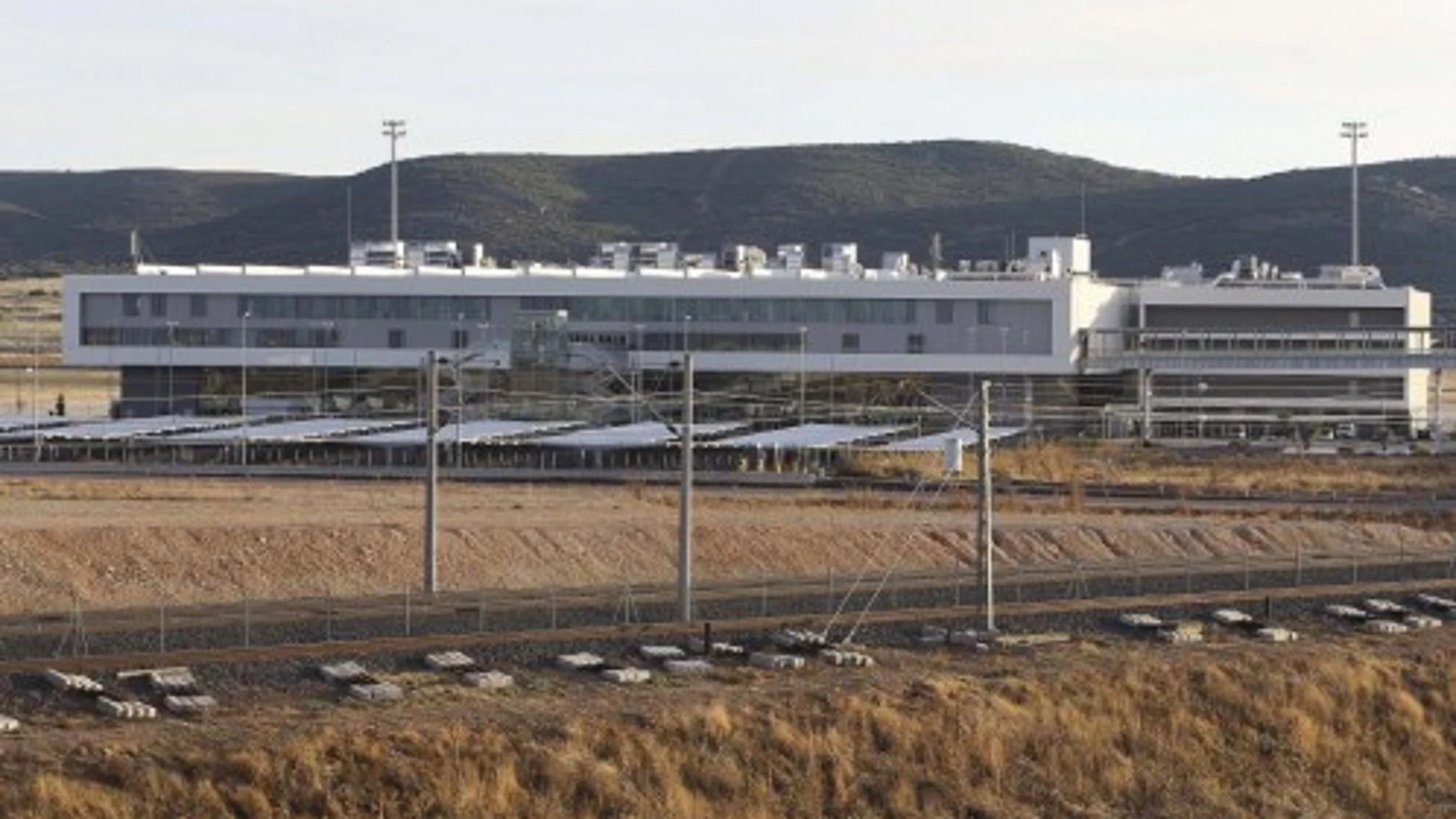 En la imagen, vista general del aeropuerto de Ciudad Real.