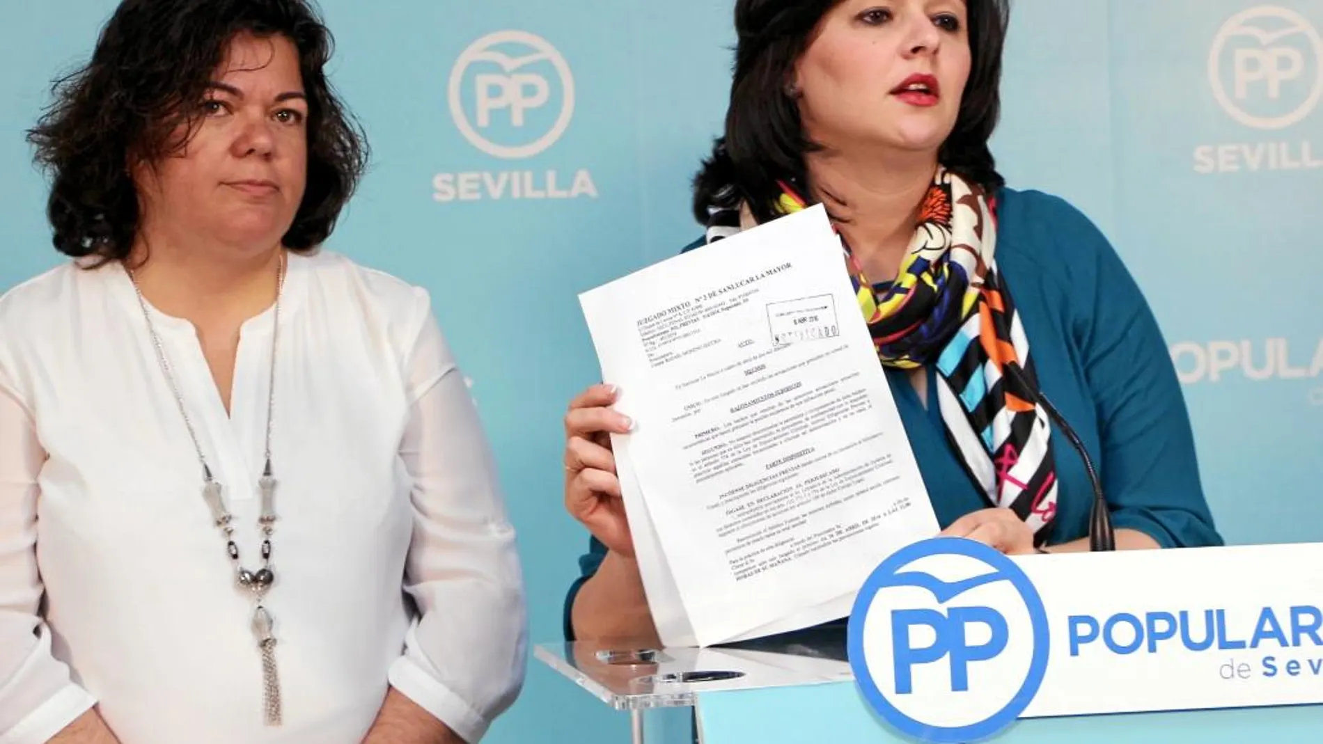 Las populares María Eugenia Moreno y Virginia Pérez