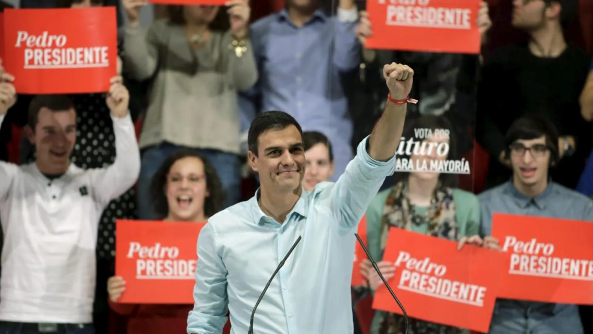 El líder de los socialistas, Pedro Sánchez