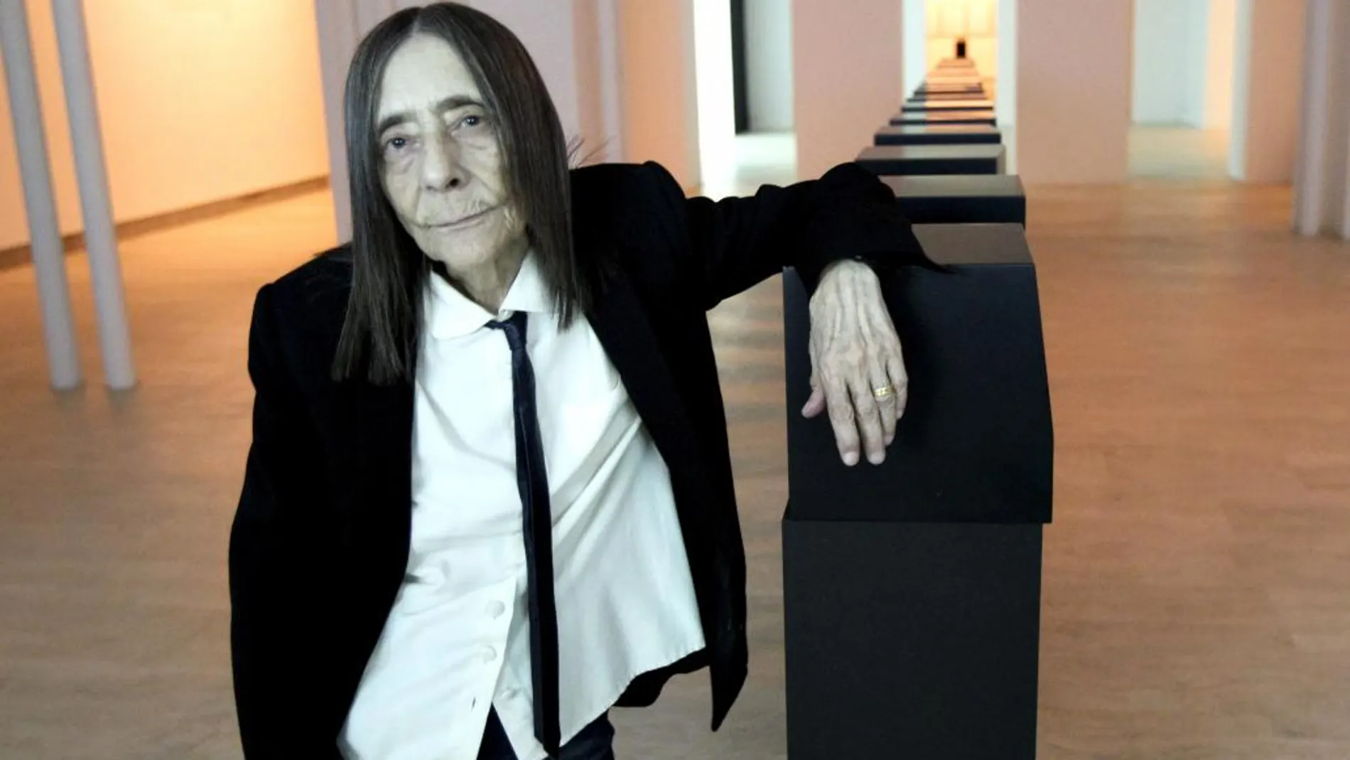 Foto de archivo, fechada en San Sebastián el 20 de junio de 2012, de la artista madrileña Elena Asins
